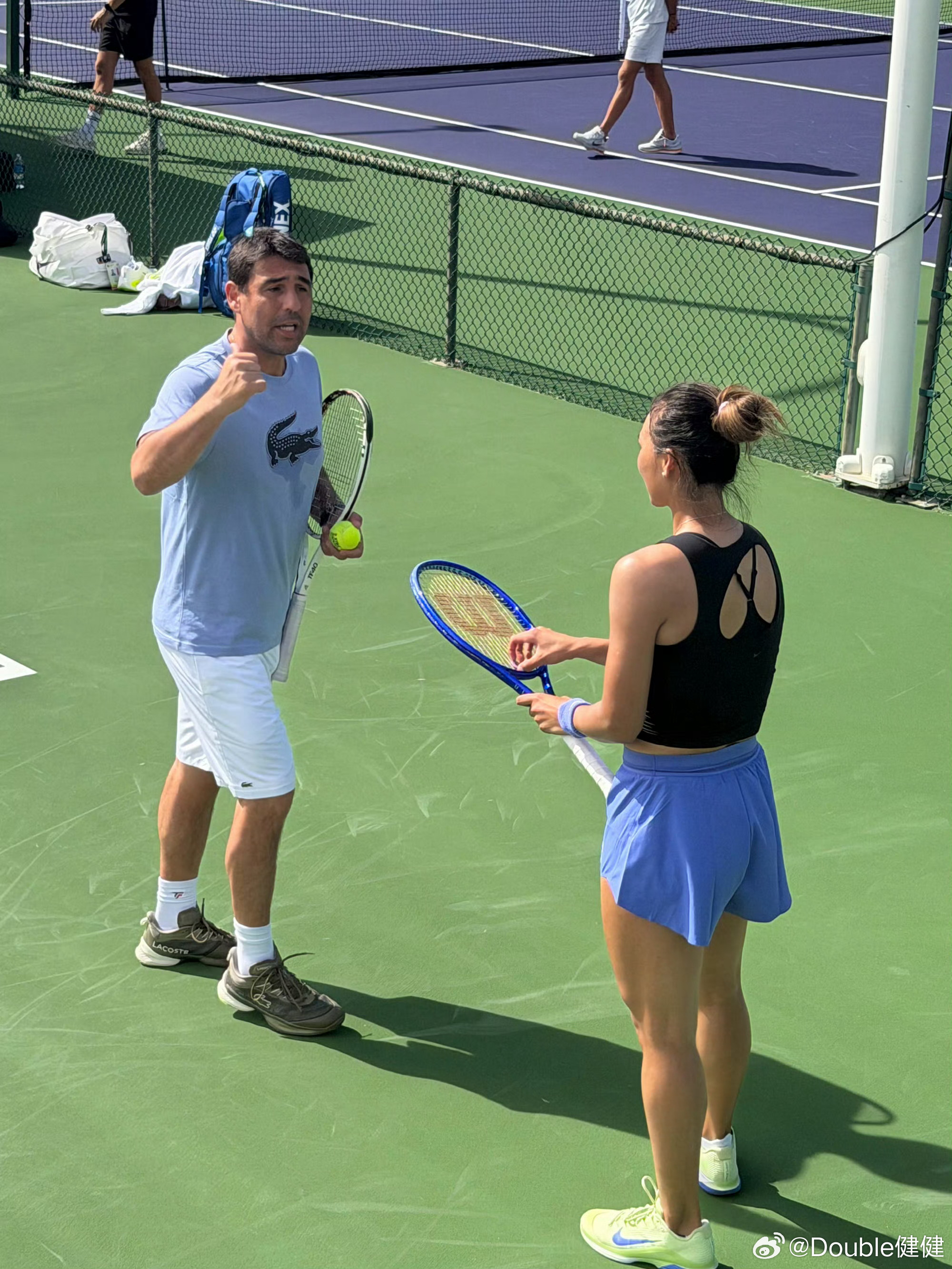 郑钦文与巴格达蒂斯合作 根据消息，郑钦文新教练是前中网冠军、2006澳网亚军巴格