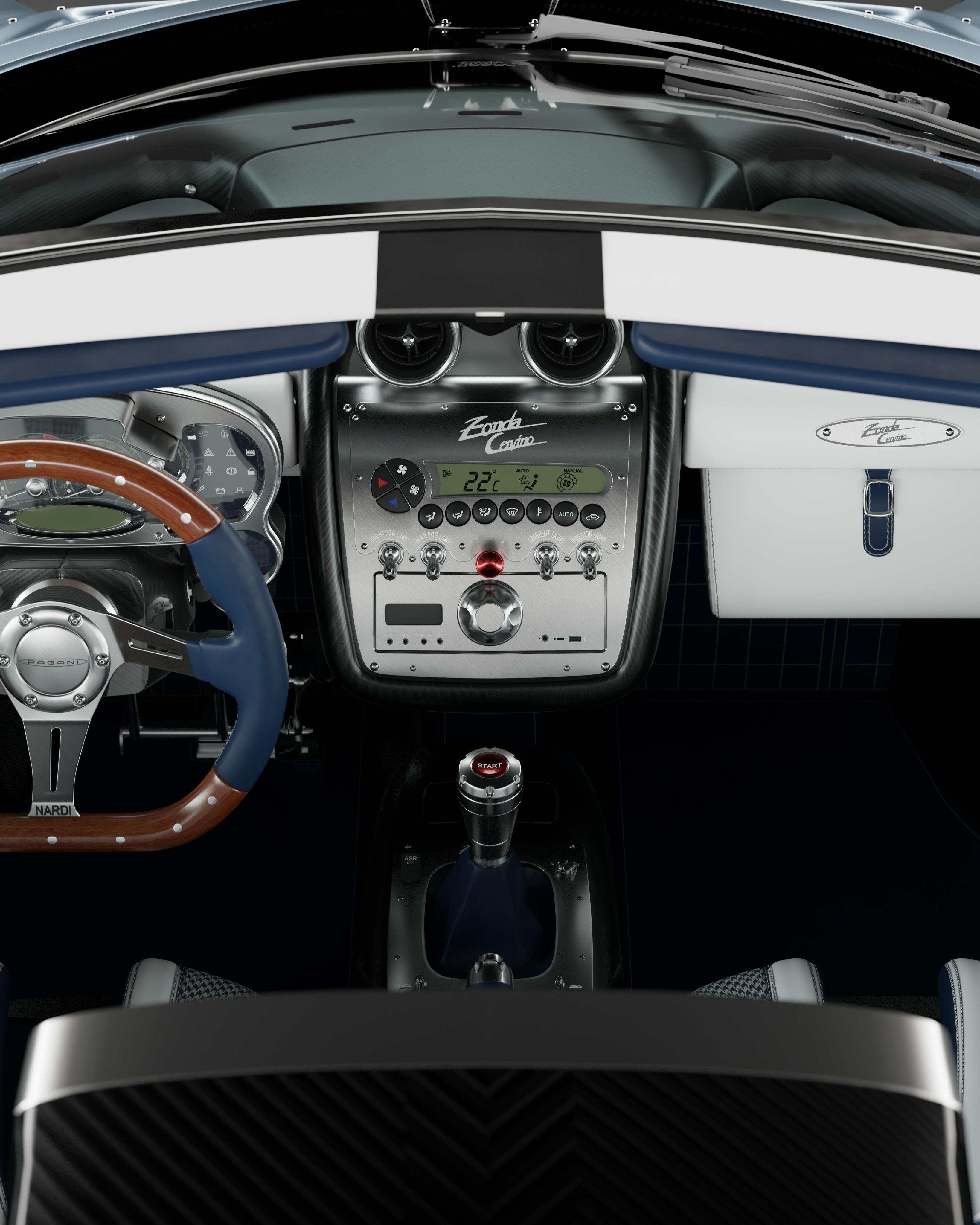 Pagani Zonda ‘Cervino’油漆：Azzurro Cervino