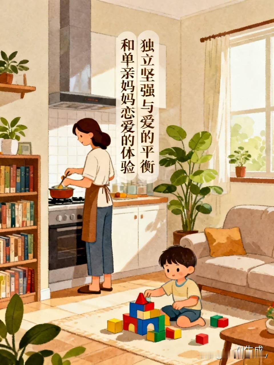 和单亲妈妈恋爱，体验那是相当复杂。一方面，单亲妈妈往往特别独立坚强，生活的磨砺让