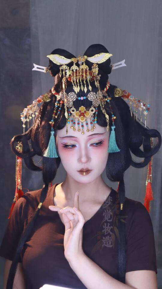 中华傩戏｜最近做的最喜欢的妆造之一