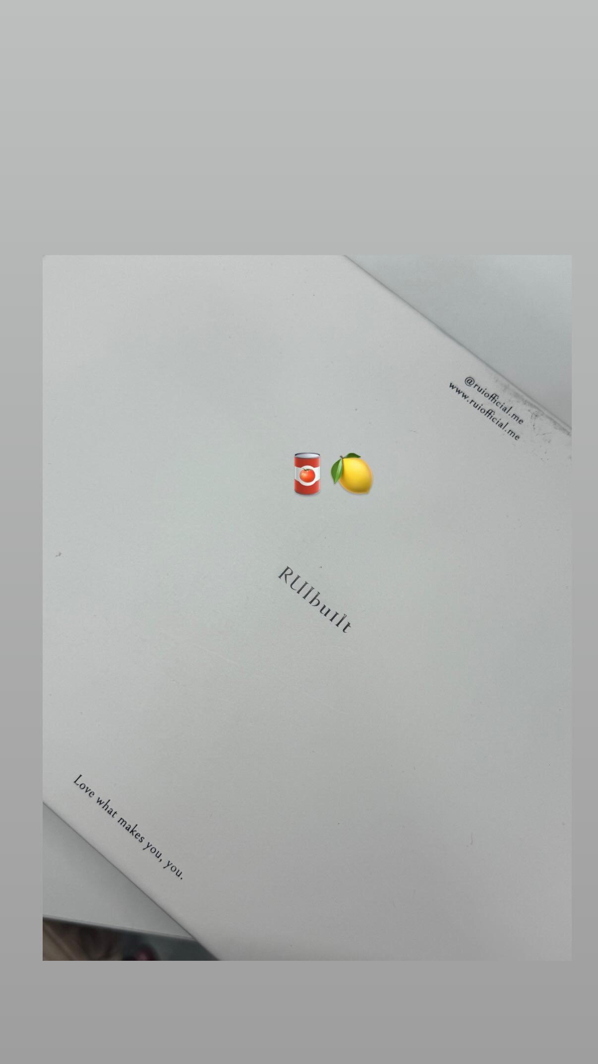 250827 imnotningning IG Story「🥫🍋」 ​​​