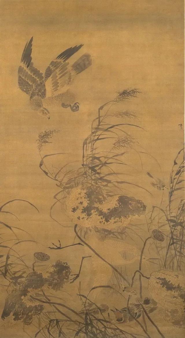 炎天流火劫烧余，
藐姑初识真仙子。
一朝鲲化欲鹏飞，
天风吹动狂波起。