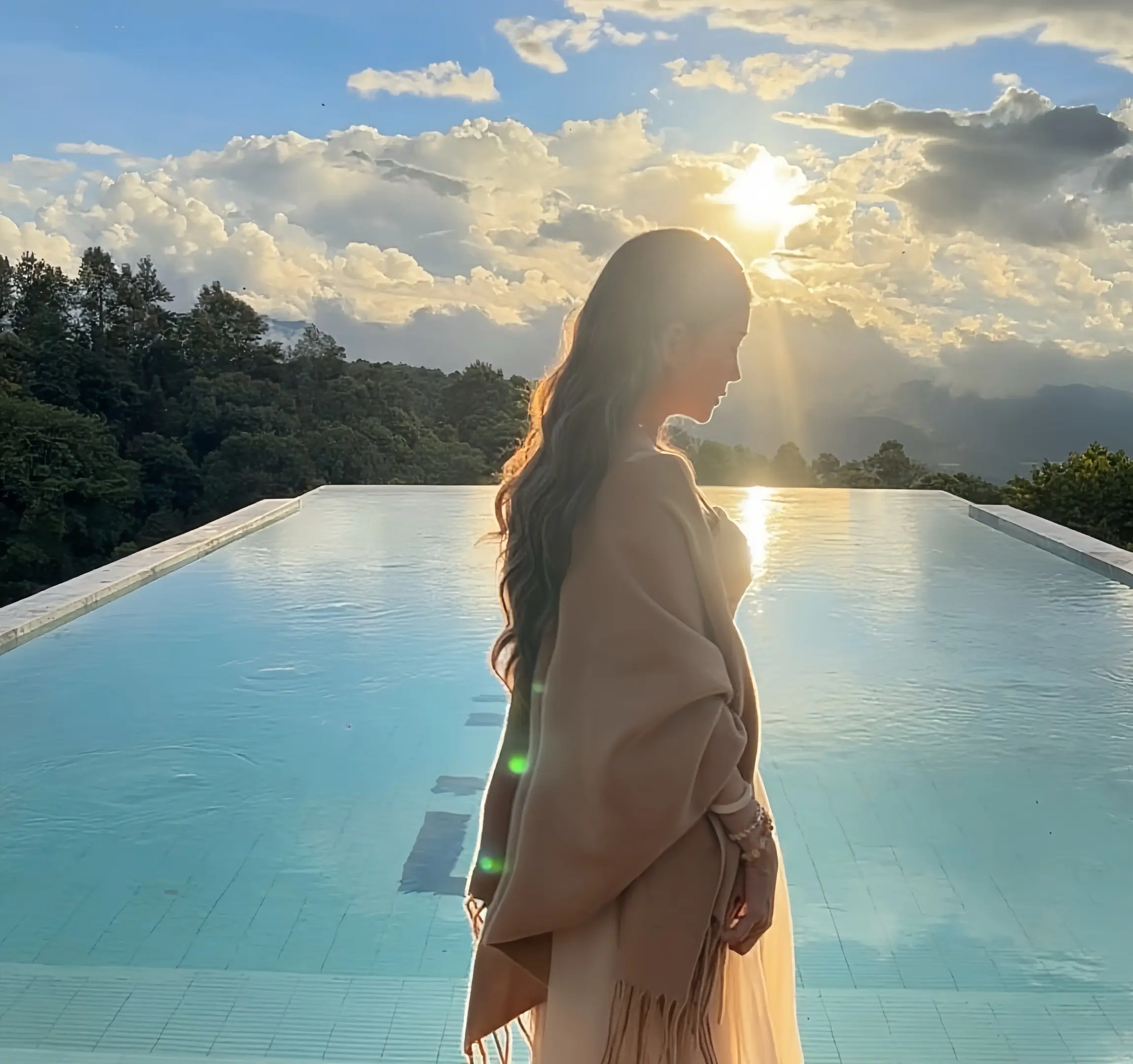 平静的幸福穿过我的每分每秒！