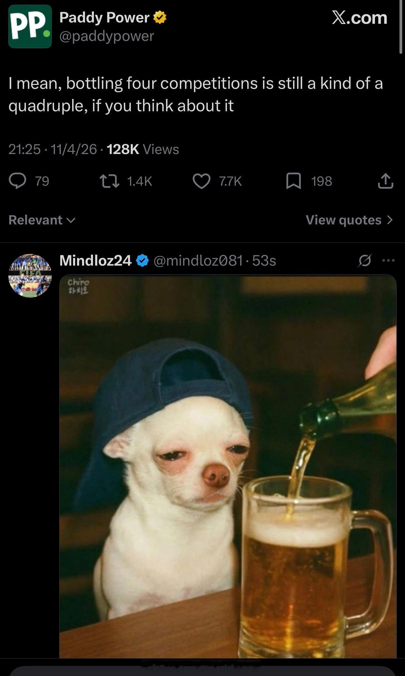 著名赌⚽️网paddy power：四线争冠全搞砸怎么不算另一种意义上的“四冠王