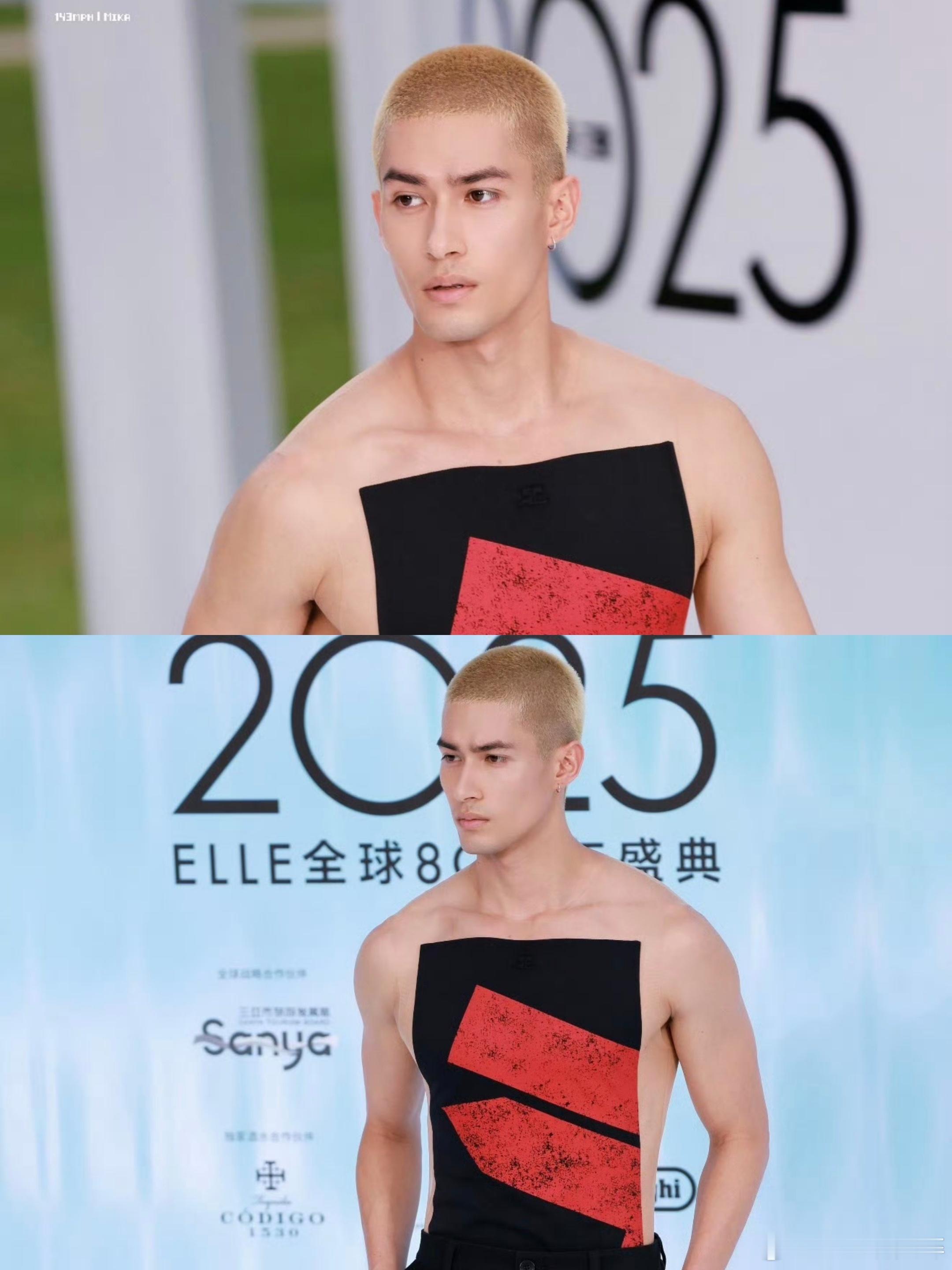 米卡穿了吗米卡在ELLE盛典这身也太好看了吧米卡真的好会穿阿每一次出现都是大大的