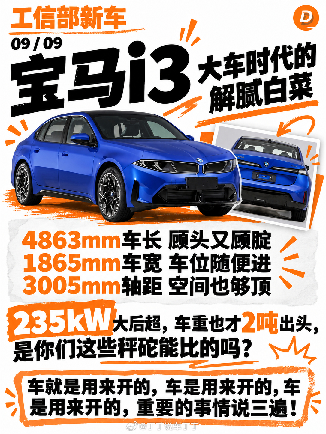 近期特别期待的一台纯电轿车[嘻嘻] ​​​