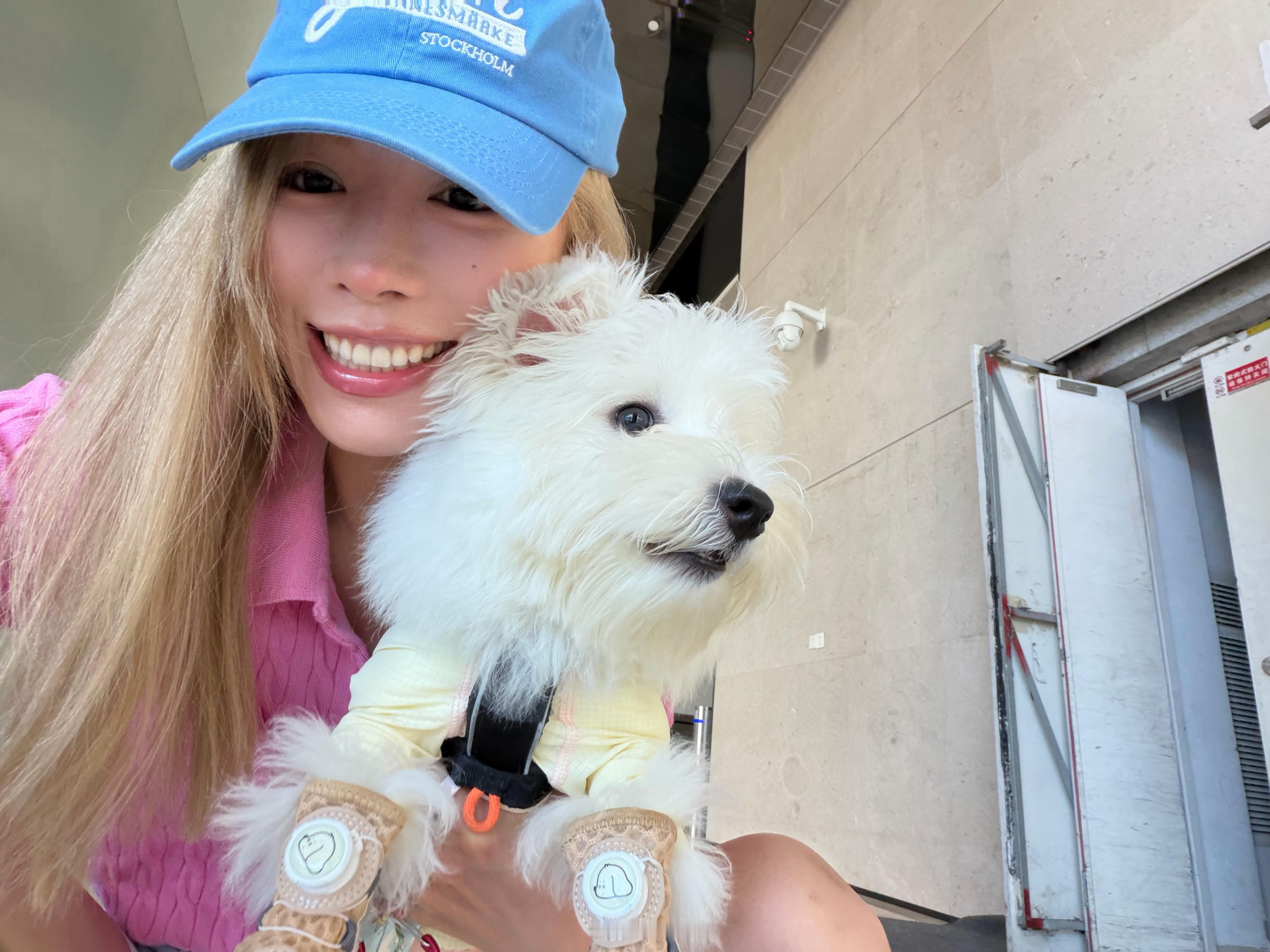 我姐们的狗女儿总算是见到啦 