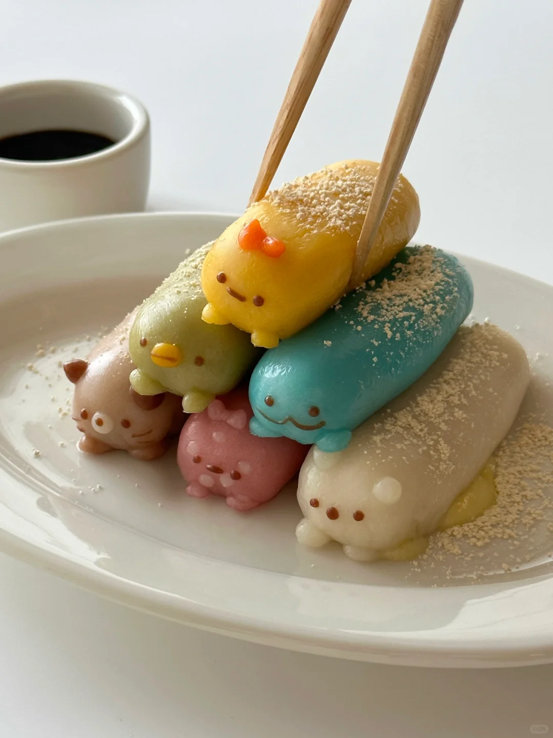 糯叽叽·-·角落生物流心芝士年糕条～