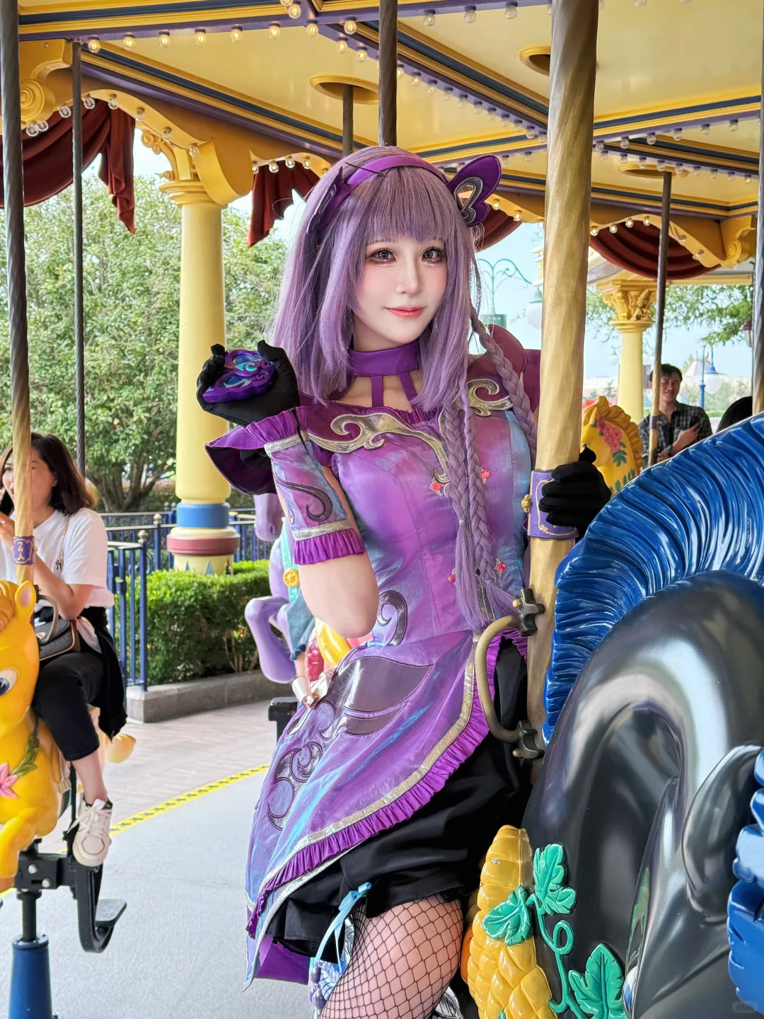 出严莉莉在迪士尼过万圣节是什么体验？
