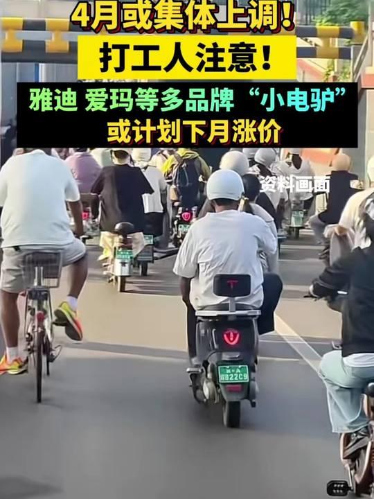 感觉就是有预谋的！手机、内存条前脚涨完，小电驴后脚跟上，合着这是排着队来薅我羊毛