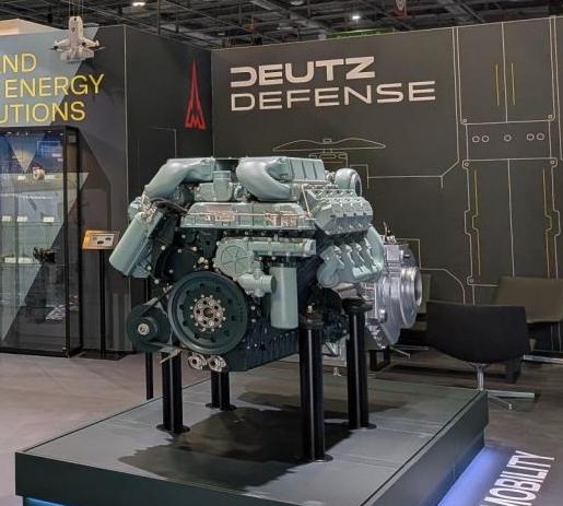 道依茨（Deutz）在欧洲萨托里防务展（Eurosatory）上展示了一款适用于