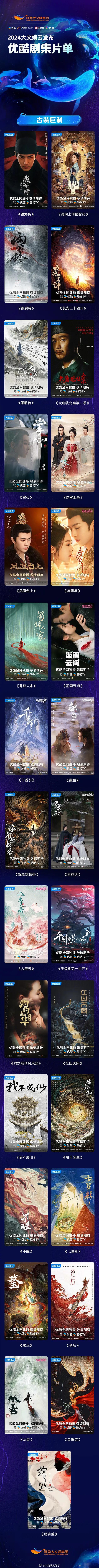 #优酷片单#👖的年度片单来咯，有大家期待的影视剧集嘛[羞嗒嗒]#明星大咖汇# 
