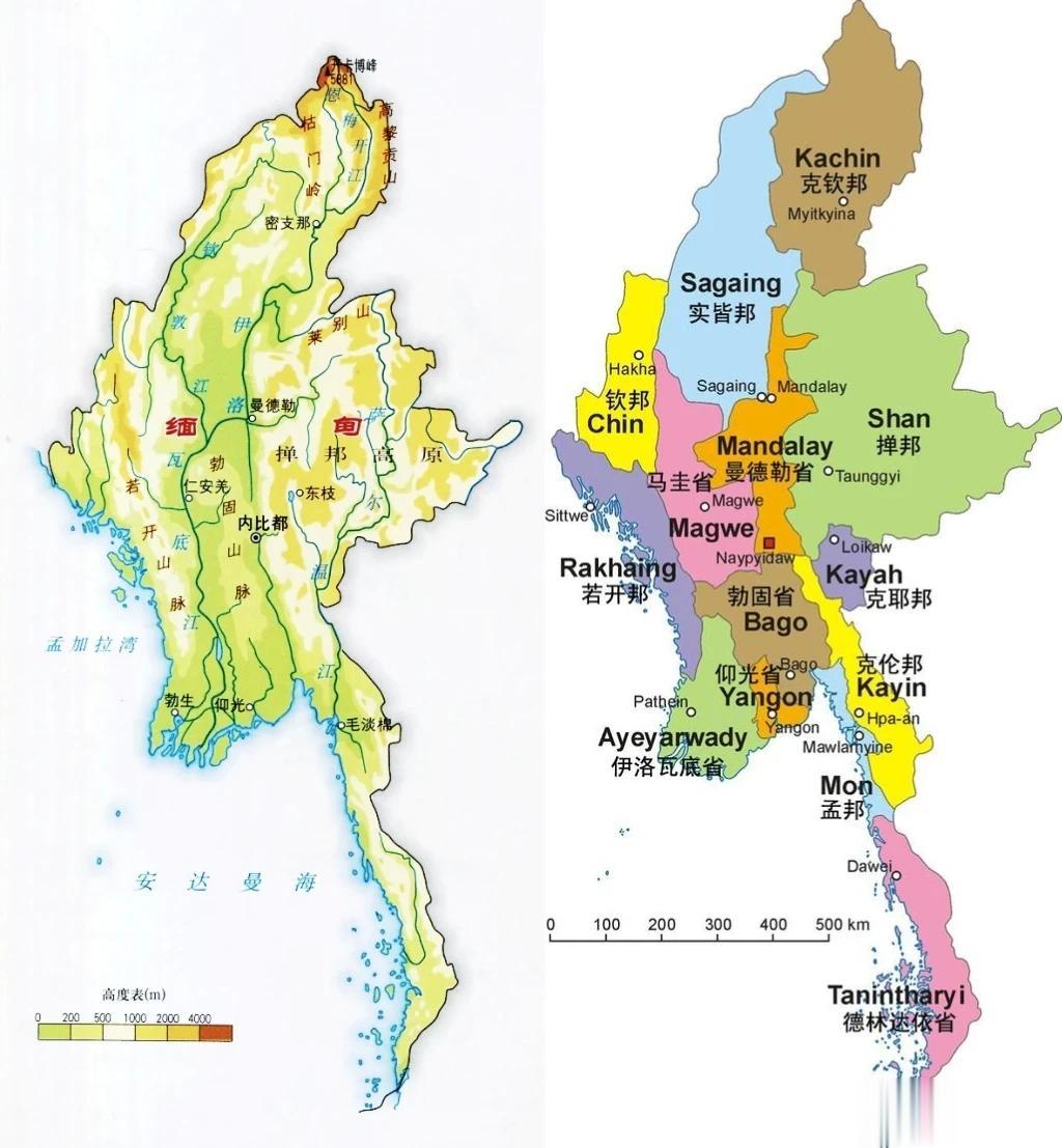 缅甸的自然条件是很多国家羡慕不来的。
人均耕地近5亩，森林覆盖率45%，热带季风