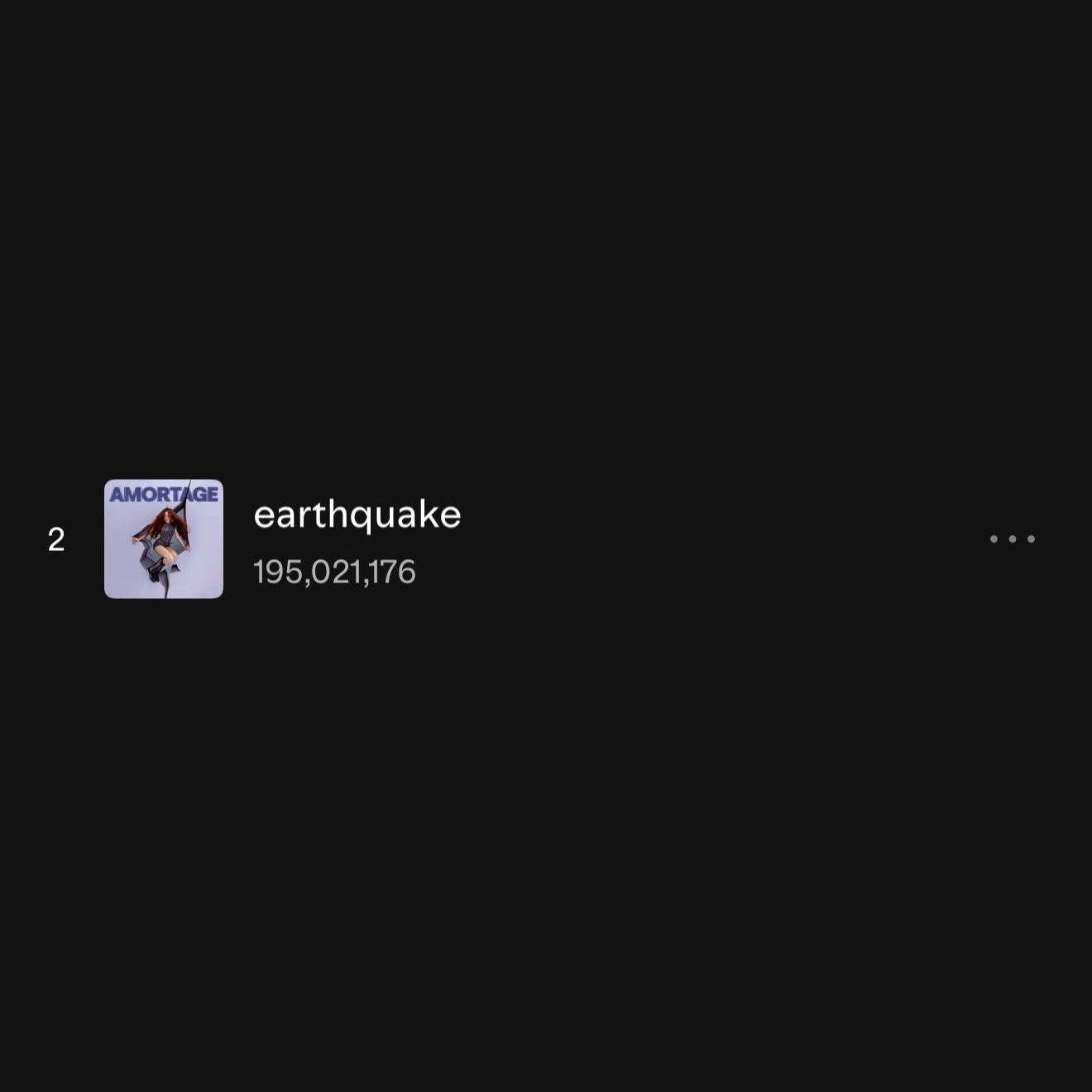 JISOO的《earthquake》 在 Spotify 播放量突破1.95亿这