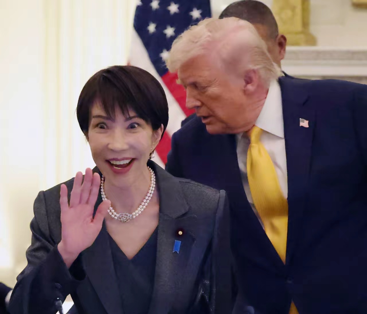 日本《周刊文春》4月10日爆料，“老烟枪”高市早苗为了会见特朗普，分两次花了约6