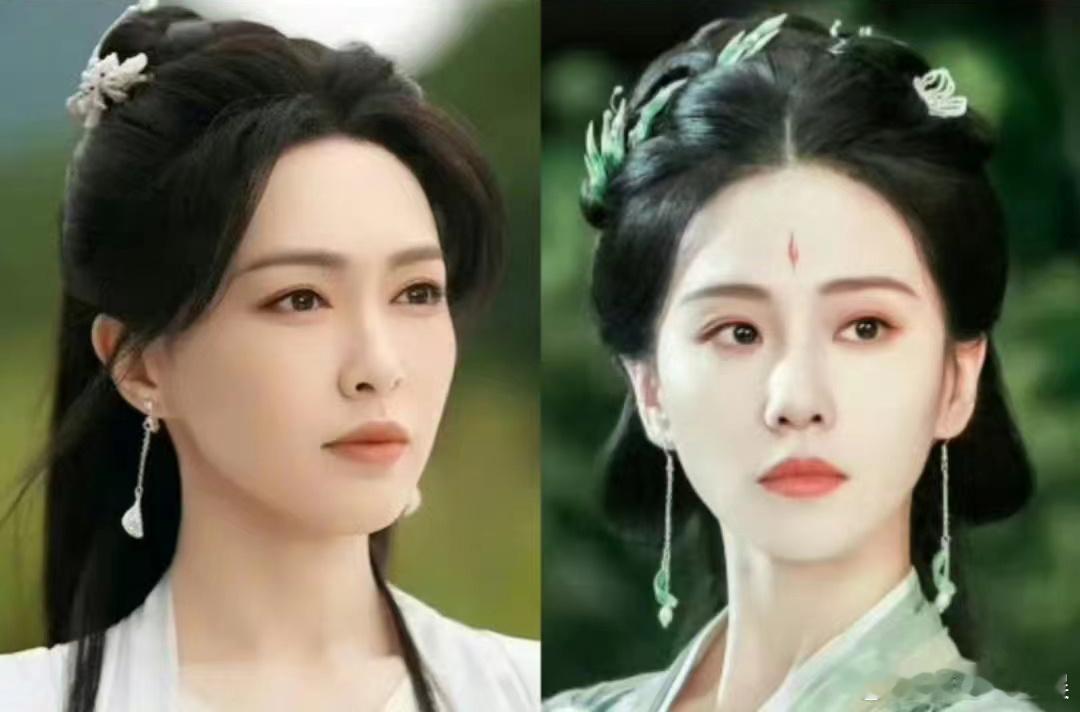 感觉唐嫣的古装确实不如刘诗诗好看呀，在古装赛道还是挺吃亏的 ​​​