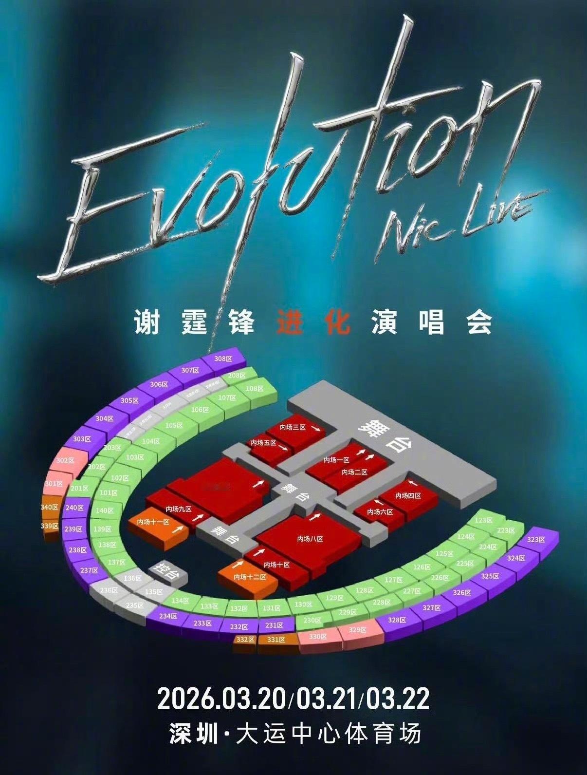 谢霆锋把山顶的朋友摇下来了谢霆锋进化演唱会深圳站舞台太宠粉！保留经典大球，延伸台