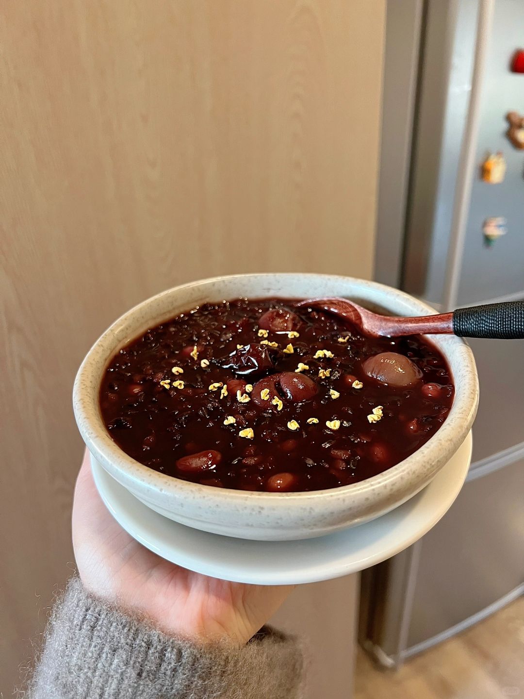 女生友好♨️甜糯的黑米桂圆粥 慢养身体