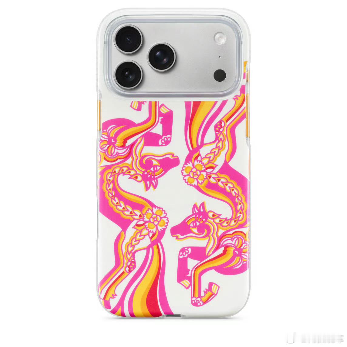 苹果马年手机壳449元马年手机壳，这个马设计的有点过于飘逸了，不细看还以为是龙或