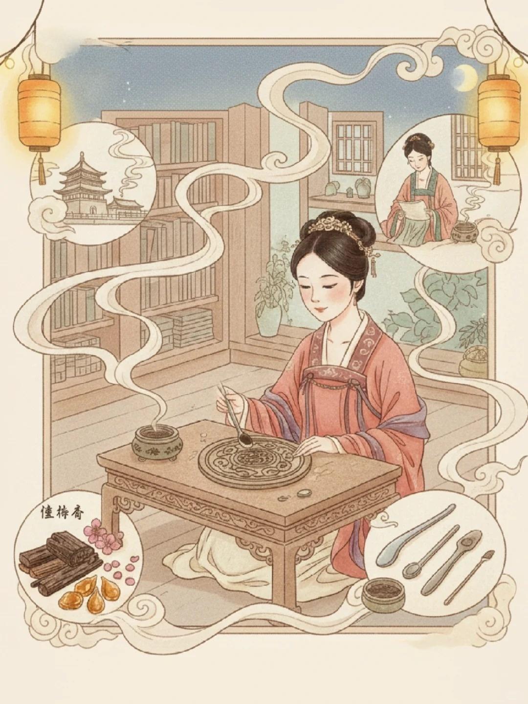 古人告诉我们假期就应该香香的 假期下班点香太治愈，紧绷的神经慢慢放松，这是专属自