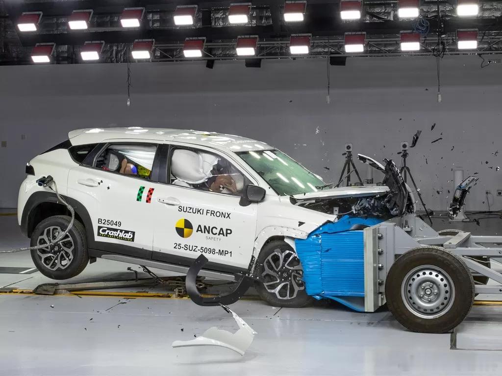 澳新地区的碰撞安全机构ANCAP，近日公布了印度 出口的铃木Fronx的测试成绩