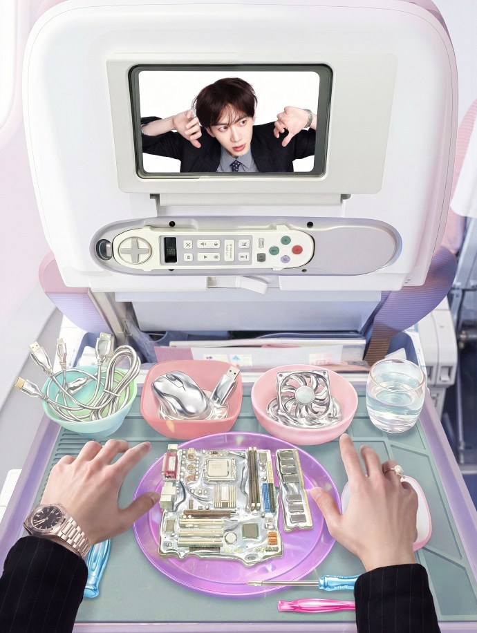 娱乐费启鸣去快乐星球了给费启鸣网感一个夯所以之前的视频就是拍这组出发图嘛！！！微