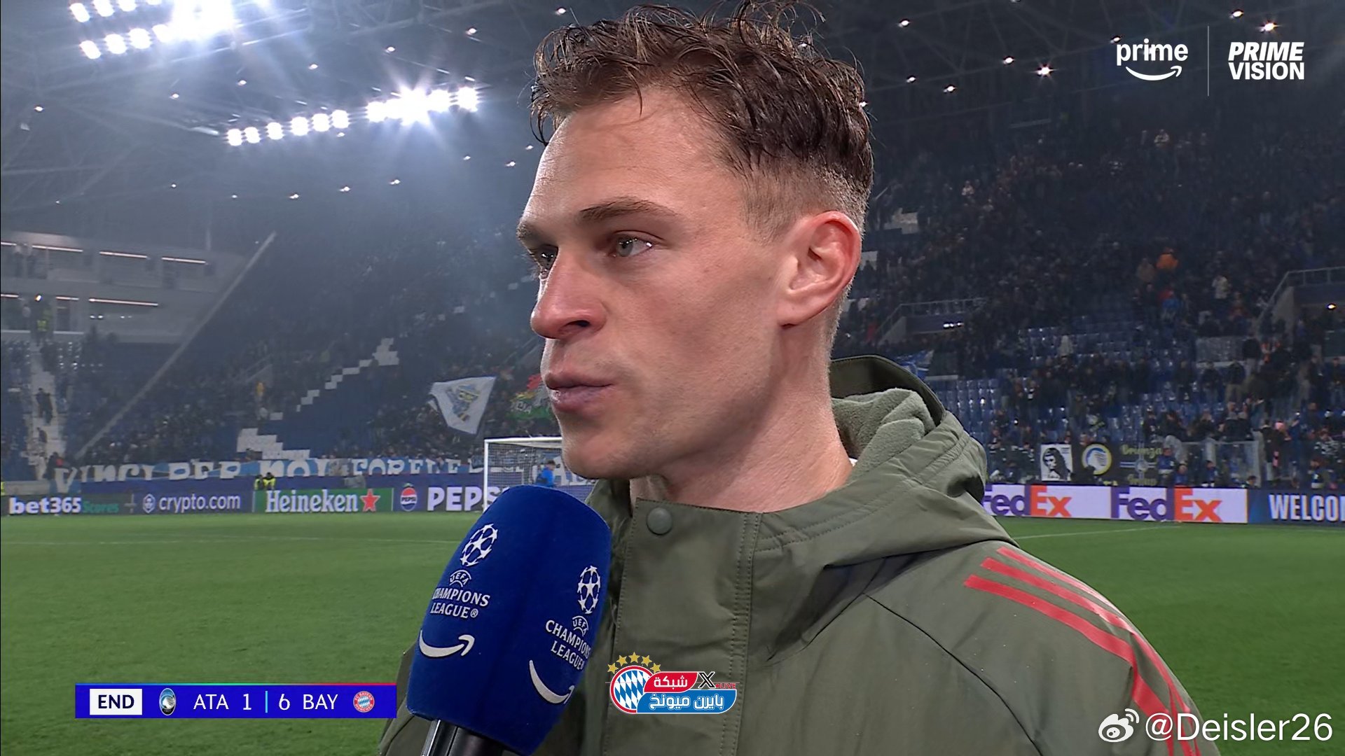 🚨🗣️亞特蘭大1-6拜仁，基米希賽後接受采訪🇩🇪➡️關於比賽❓🎙️基米