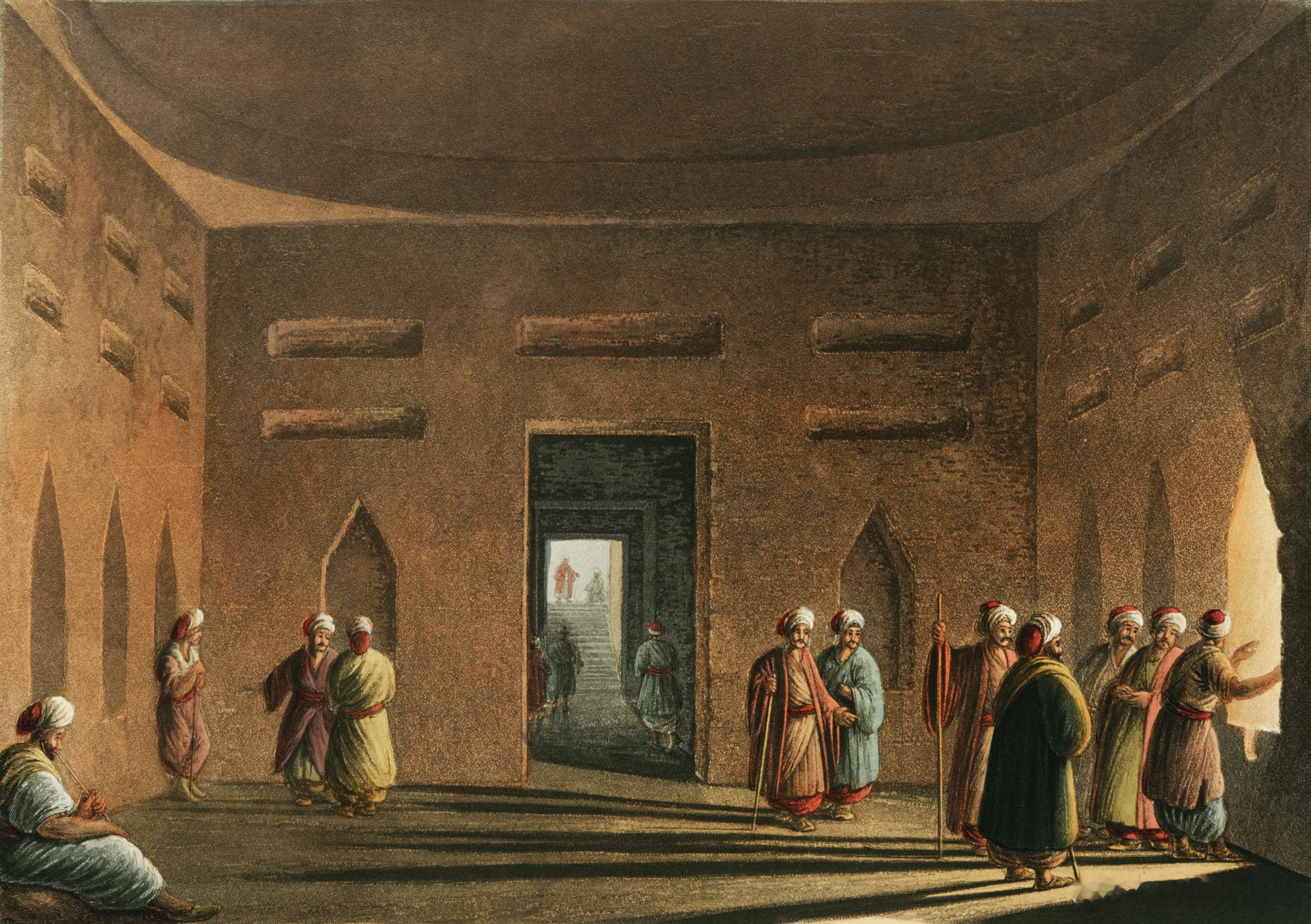 西洋历史文化鱼缸历史知识 意大利画家路易吉·迈耶(Luigi Mayer ,17