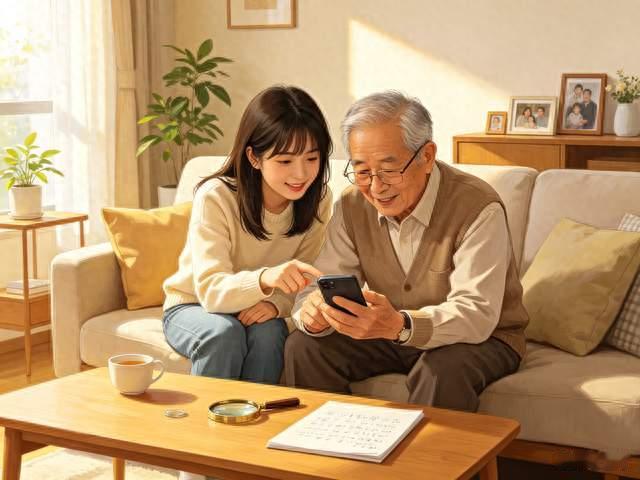94岁爷爷不会玩手机，孙女手绘24页教程，看哭无数儿女