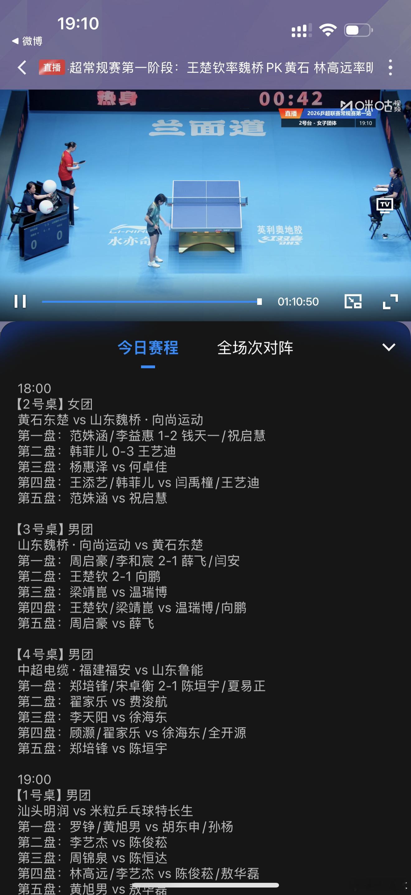 杨惠泽vs何卓佳杨惠泽+5加何卓佳+15大加杨惠泽0:3 