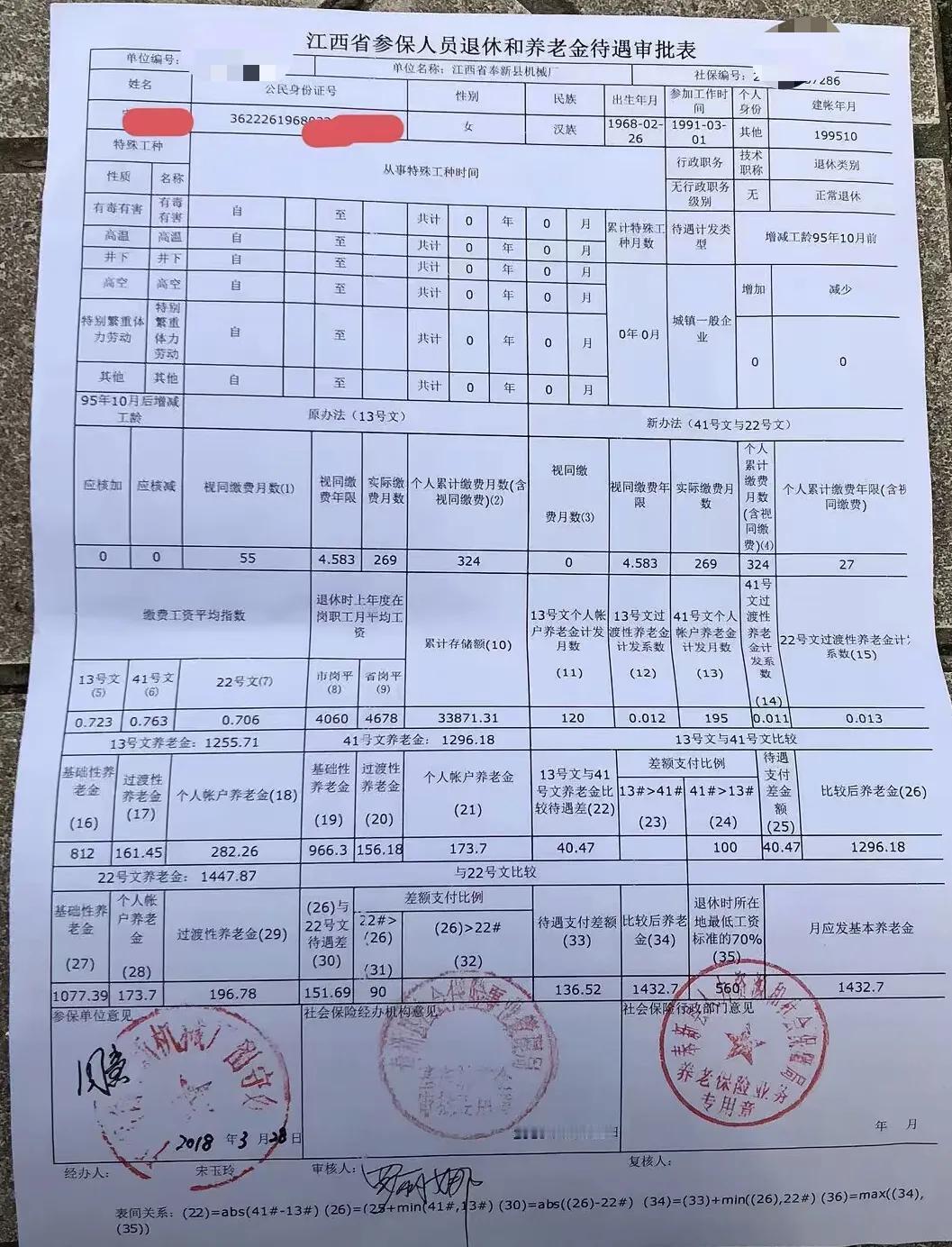 养老金核定表
早期退休
养老金差别很大
以前
一分钱可买一个棒冰
50岁正常退休