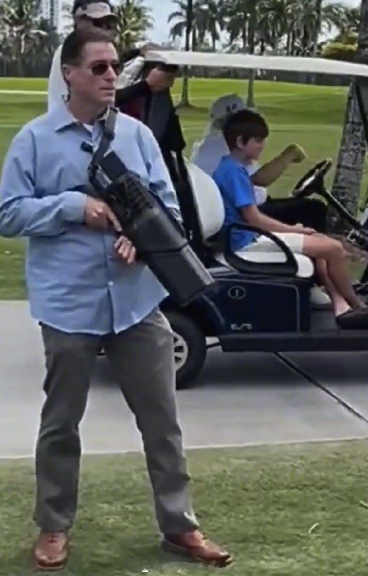 烽火问鼎计划 特朗普的私人特勤人员被看到开始携带反无人枪，这表明无人机已成为美国