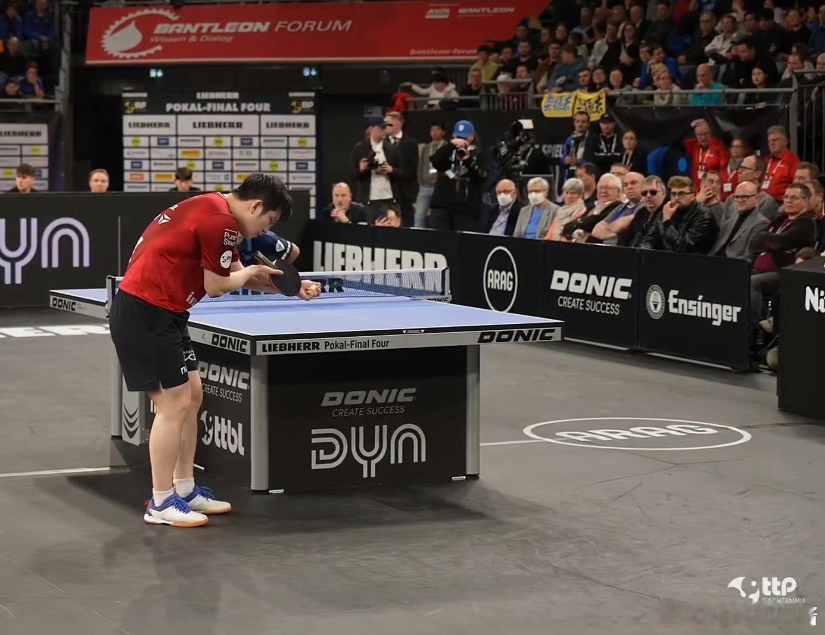 🏓️德国杯半决赛萨尔布吕肯vs奥克森豪森，第四盘 3-1战胜户上隼辅，比分：1