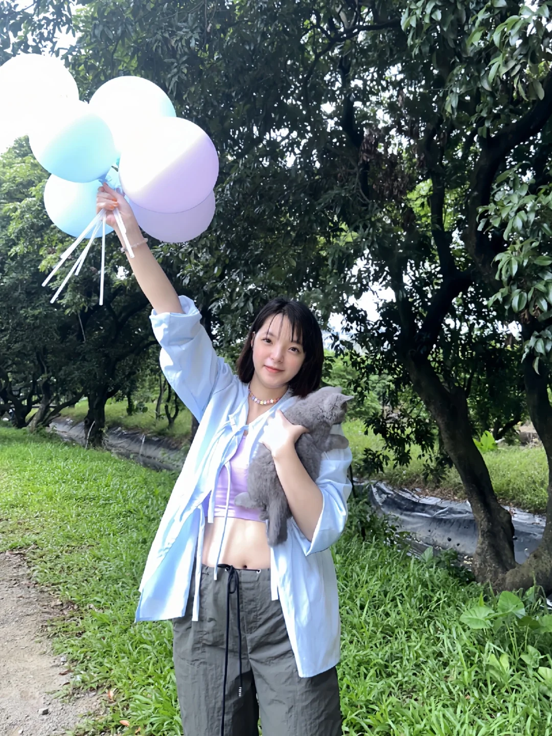 黄埔长洲岛的露营地🏕️带啊猫出来BBQ和围炉