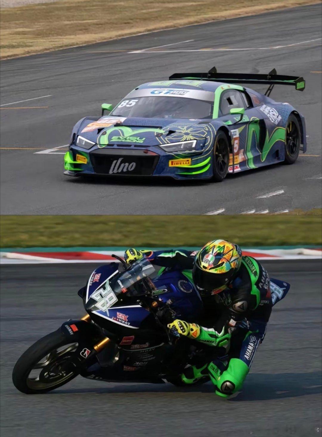 内娱男星赛车名场面杀疯了 内娱男星赛车名场面封神！侧脸线条凌厉怼脸超绝，过弯干脆