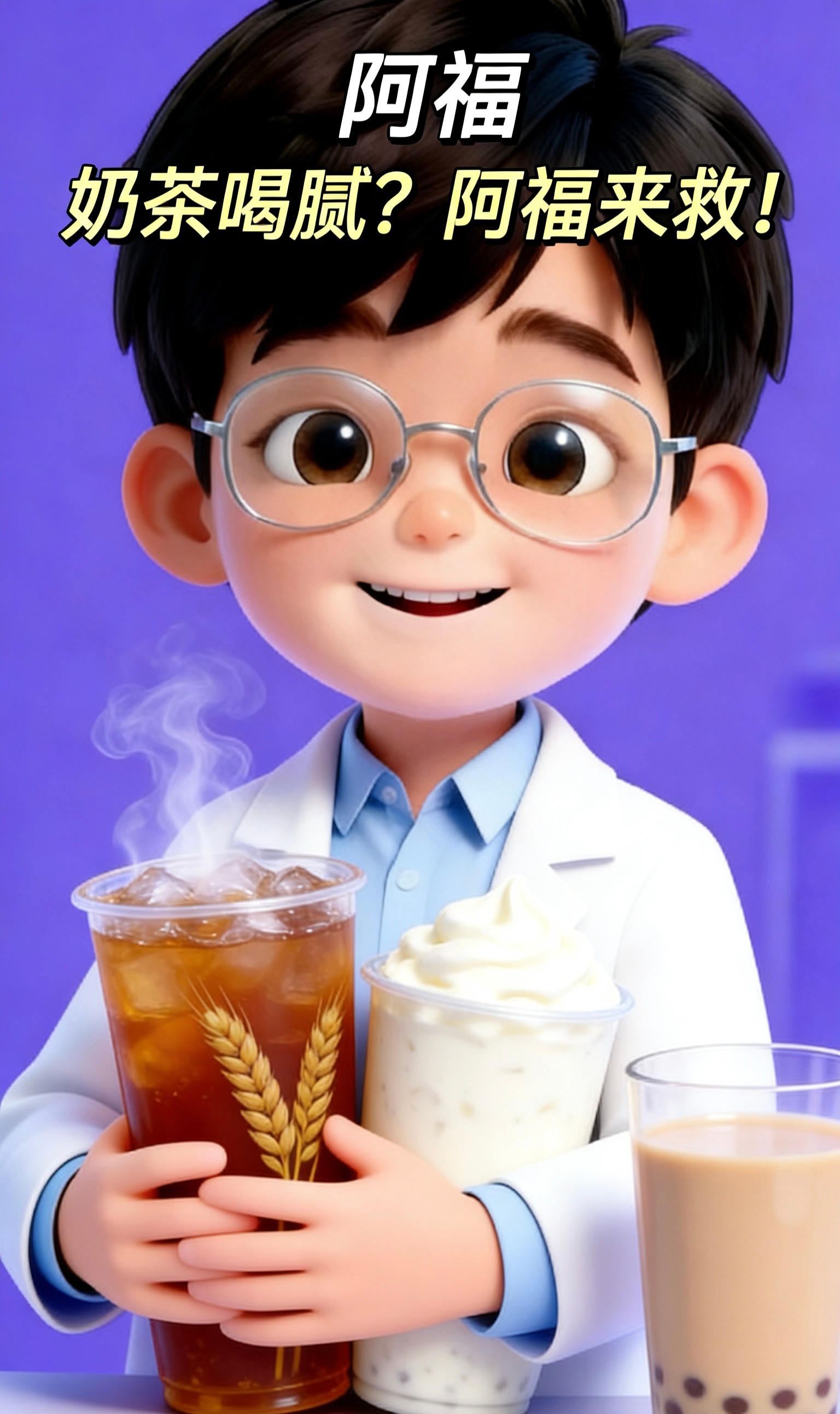 阿福发16.8红包给奶茶解腻奶茶喝到腻的时候，阿福的16.8元红包就来了，也太懂