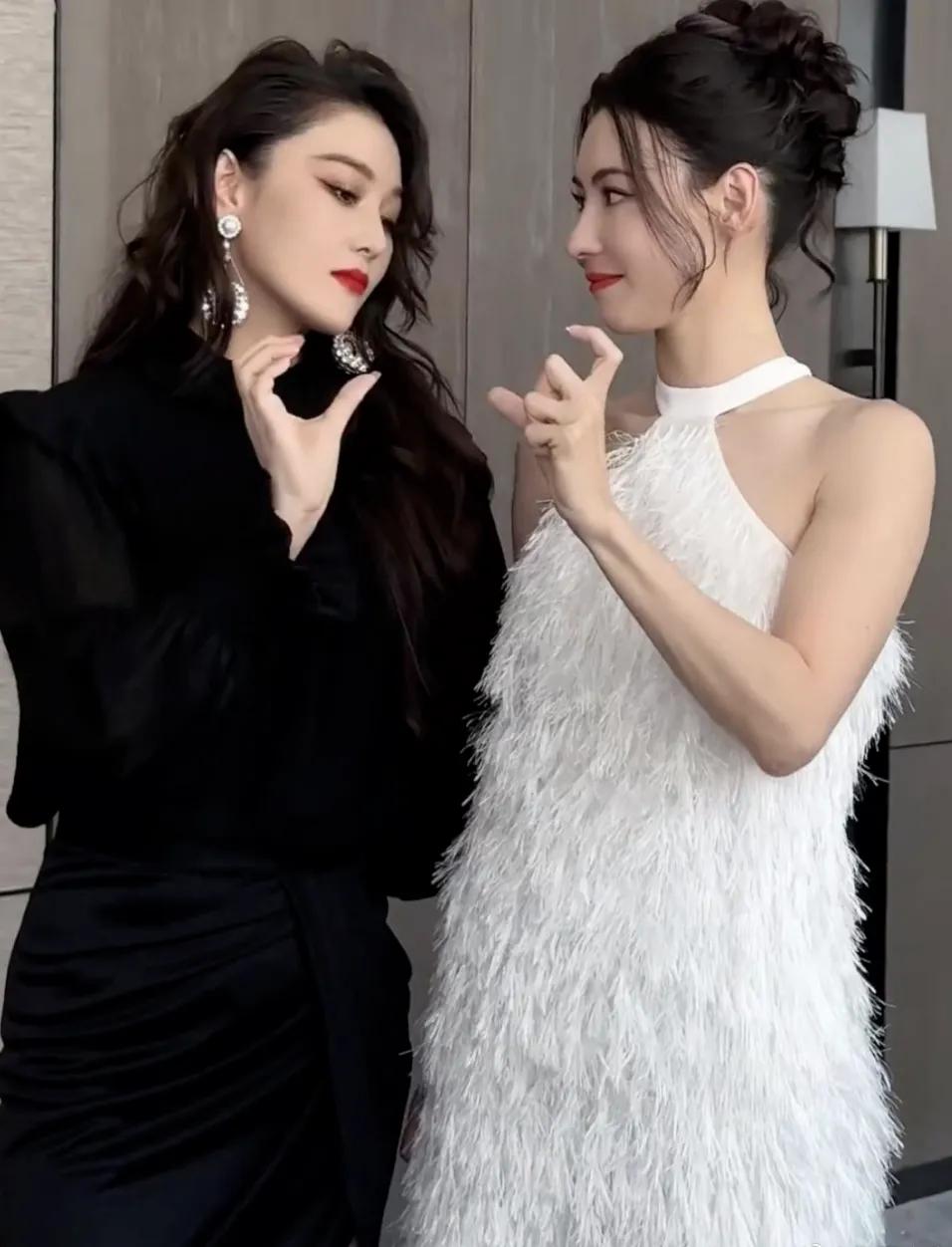 娱乐圈中，美人如云，但每当两位公认的“颜值巅峰”同框时，美与美之间的细微差别总能