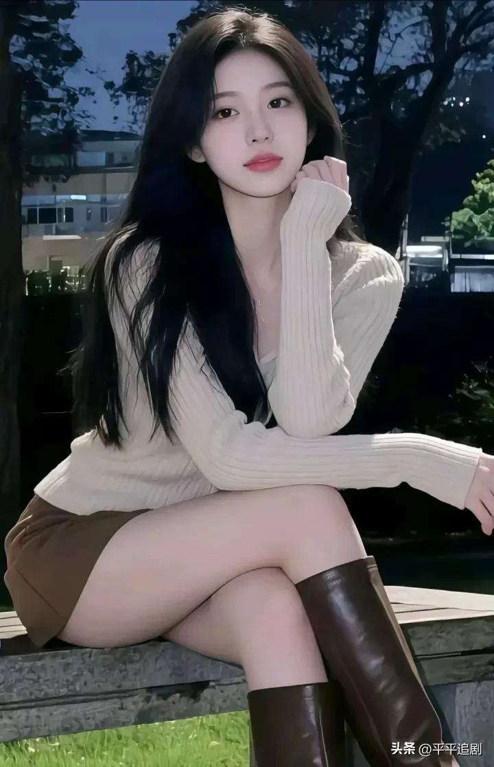 晚风轻拂，夜色温柔，
针织衫裹着细碎暖意，
在城市的角落，藏着一份不慌不忙的松弛