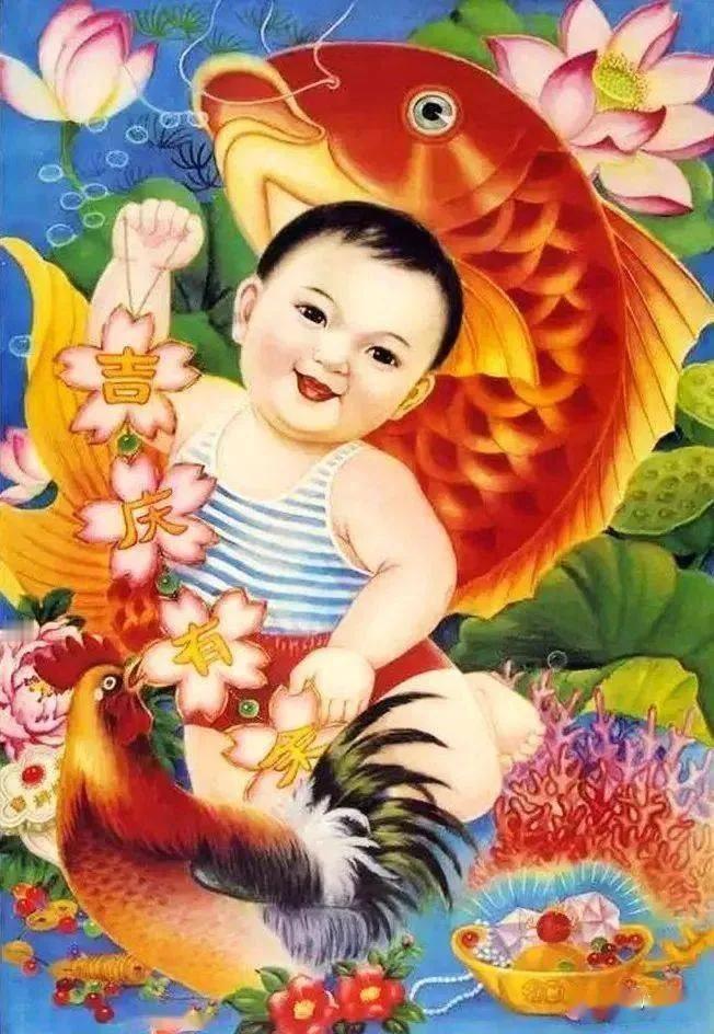 今天是小年，年味已经浓浓滴了，儿时的美好回忆里，年画是重要的一角啊！回忆回忆[呲