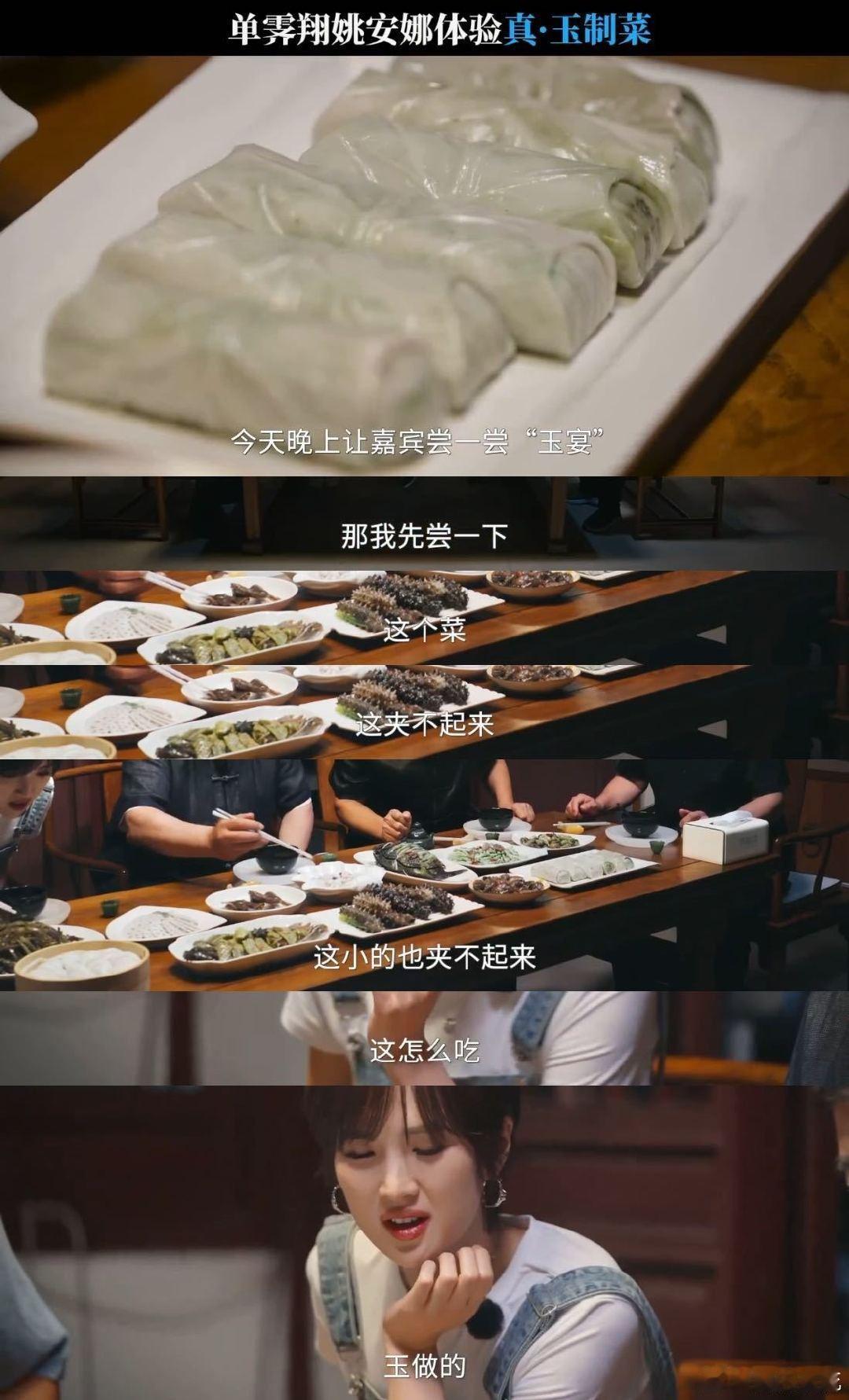 姚安娜也是吃上玉制菜了“玉”与“宴”碰撞有多妙？单霁翔、姚安娜解锁南阳独山玉“玉