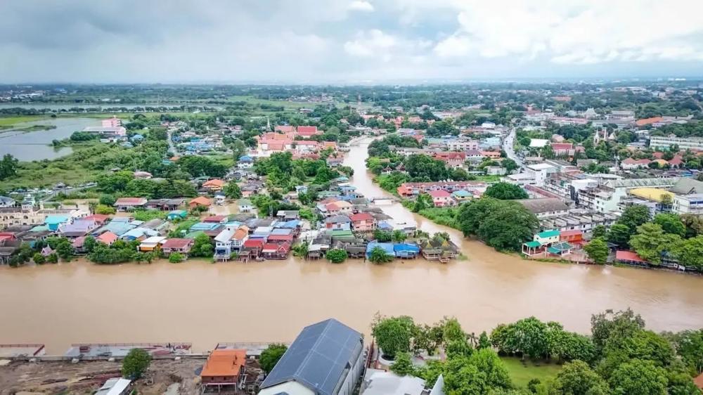 泰国洪灾已致80人死亡 超580万人受影响
 泰国防灾减灾部门10月19日公布的