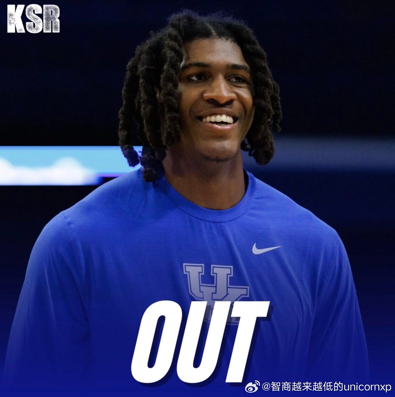 肯塔基大学中锋Jayden Quaintance本赛季总共只代表学校打了4场比赛