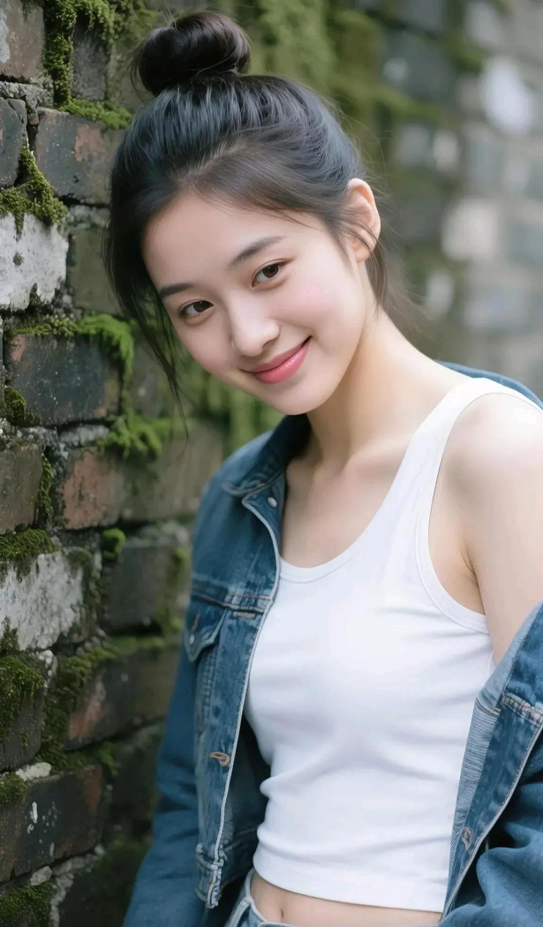 这位小姐姐笑得好甜啊！