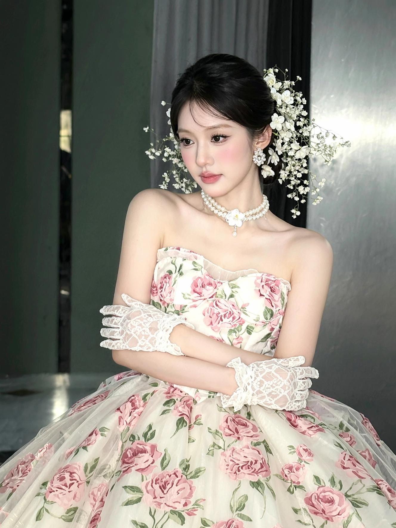 当我尝试满天星造型加公主裙……