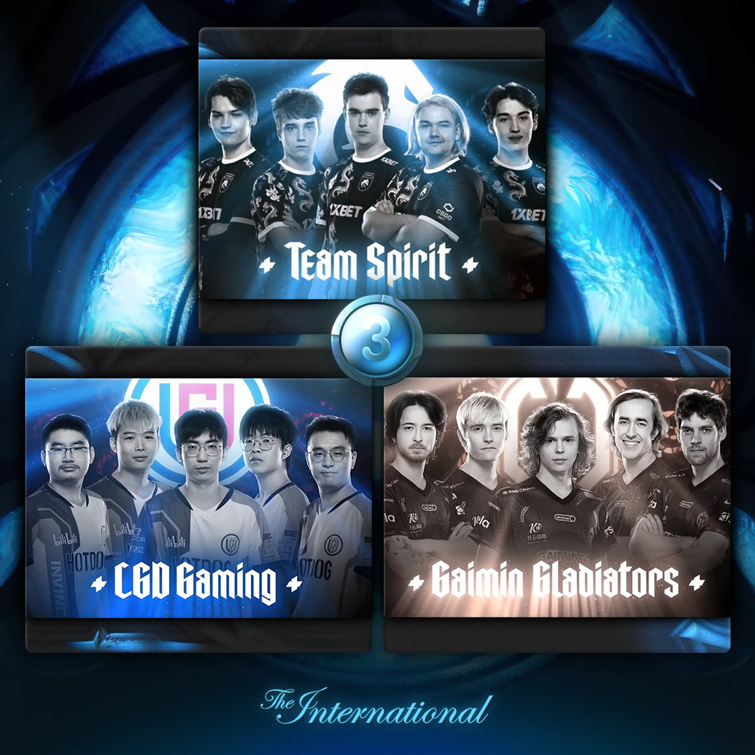 #ti12##dota2# ​​​明天决赛日，争夺不朽盾的名额将由雪碧、LGD、