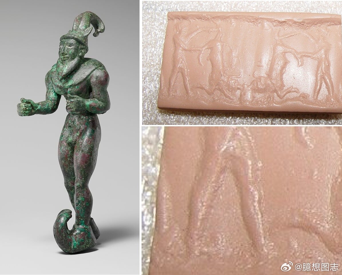 苏美尔地区湿地众多，在泥泞中行走时赤脚更为高效，因此人们基本上过着赤足的生活。鞋