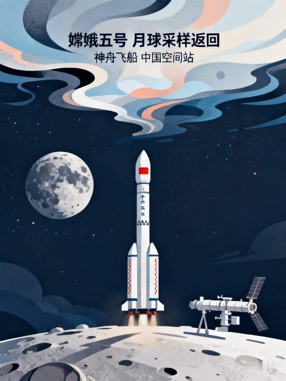让我觉得祖国强大的事，当属航天领域的成就。就说嫦娥五号，它成功从月球采样返回，这