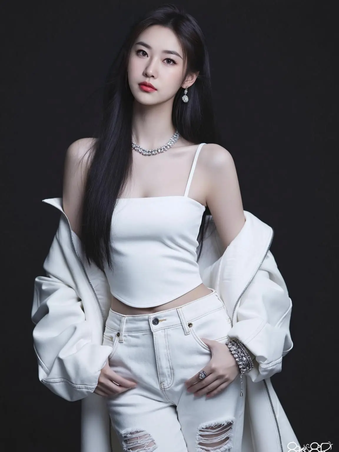 AI冷感白系写真 ai创作