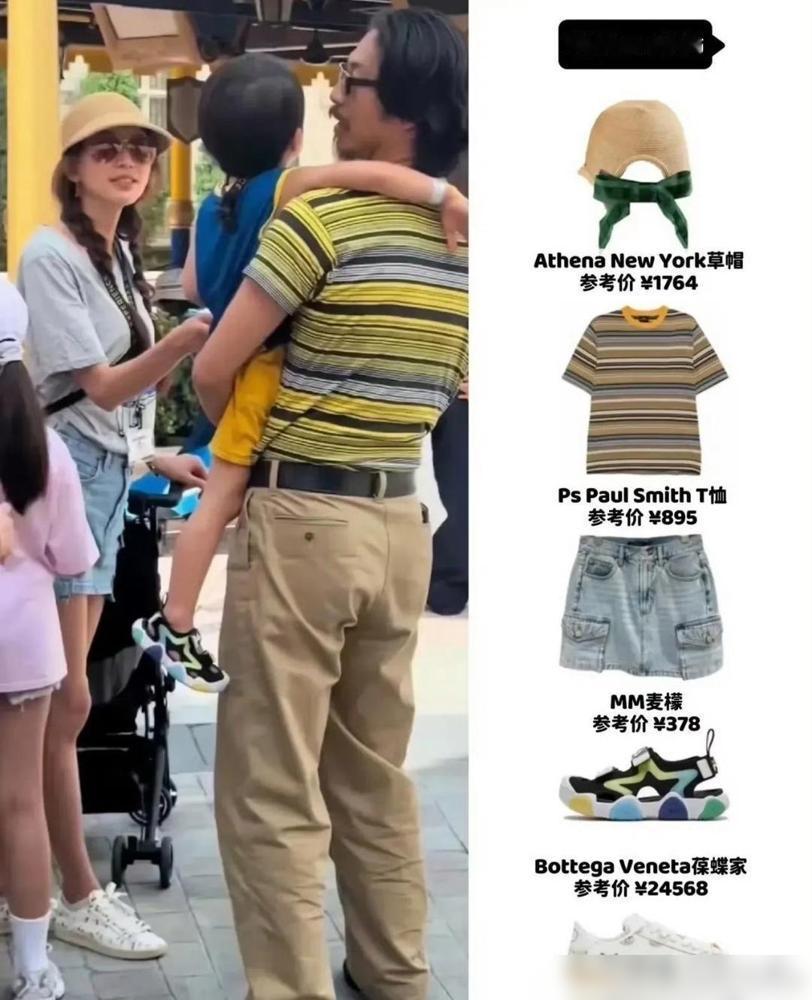 真替林志玲捏把汗，好好的一个女神，怎么一跟老公同框，穿搭就土味乱窜？
你在日本