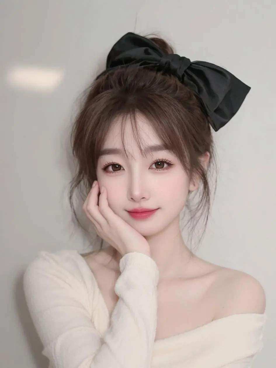 AI蝴蝶结人像 ai 写真 原来ai可以这么美 今天长这样